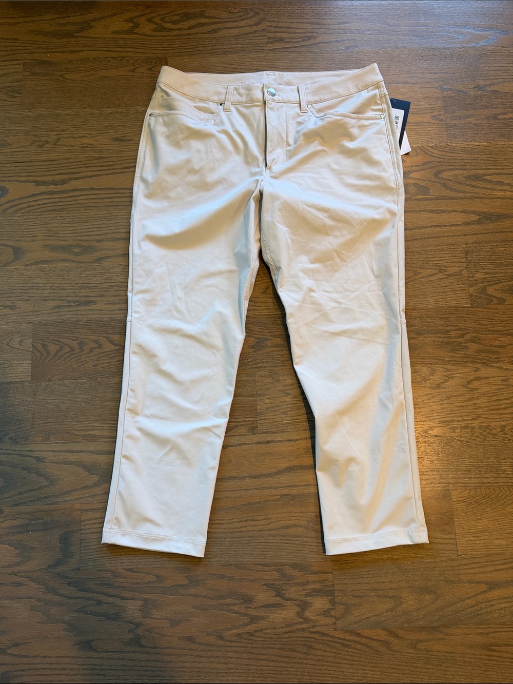 lululemon athletica Men's Slim Stretch Chinos in Cream